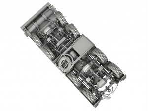 faun stl56 heavy tank transporter Modello 3D