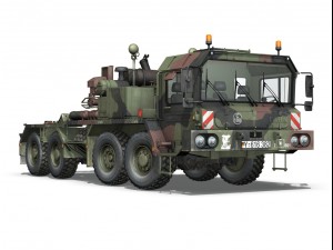faun stl56 tank transporter 3D मॉडल