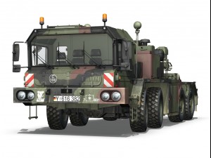 faun stl56 tank transporter 3D मॉडल