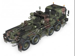 faun stl56 tank transporter 3D मॉडल