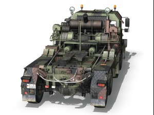 faun stl56 tank transporter 3D मॉडल