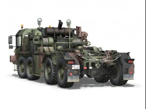 faun stl56 tank transporter 3D Model