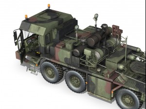 faun stl56 tank transporter 3D मॉडल
