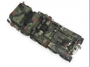 faun stl56 tank transporter 3D Model