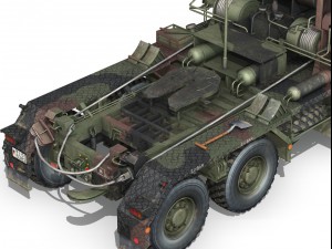 faun stl56 tank transporter 3D मॉडल