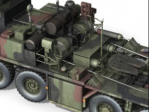 faun stl56 tank transporter 3D मॉडल
