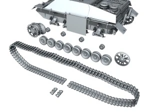 jagdpanzer iv l70 v late production 3D Model