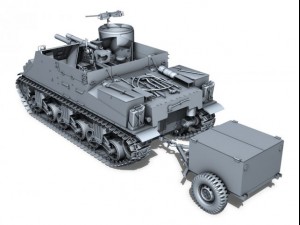 m7 priest howitzer motor carriage 3D Model