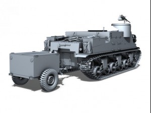 m7 priest howitzer motor carriage 3D Model