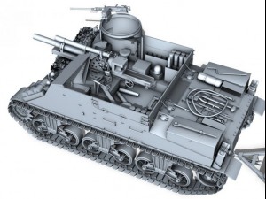 m7 priest howitzer motor carriage 3D Model