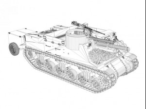 m7 priest howitzer motor carriage 3D Model
