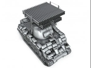 m4a3 shermancalliope 3D Model