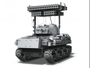 m4a3 shermancalliope 3D Model