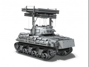 m4a3 shermancalliope Model 3D