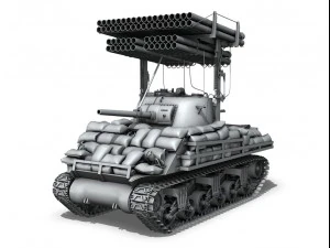 m4a3 shermancalliope 3D Model
