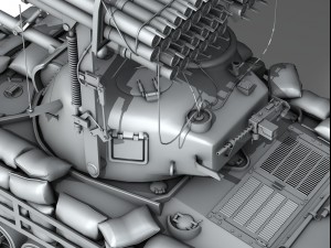 m4a3 shermancalliope Model 3D