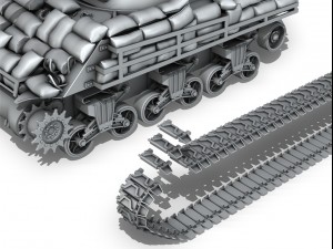 m4a3 shermancalliope Model 3D