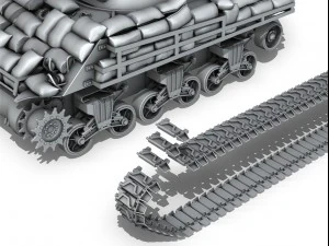 m4a3 shermancalliope 3D Model
