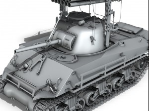 m4a3 shermancalliope Model 3D
