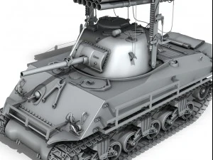 m4a3 shermancalliope 3D Model