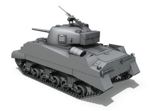 m4 sherman mk iii british army Modelo 3D