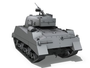 m4 sherman mk iii british army Modelo 3D