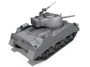 m4 sherman mk iii british army Modelo 3D