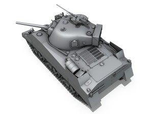 m4 sherman mk iii british army Modelo 3D