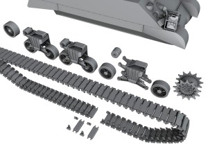 m4 sherman mk iii british army Modelo 3D