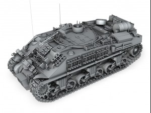 m4 sherman arv Model 3D