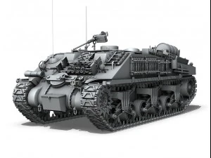 m4 sherman arv 3D Model