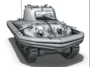 m4a1 sherman duplex drive 3D Model
