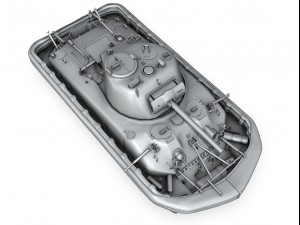 m4a1 sherman duplex drive 3D 模型