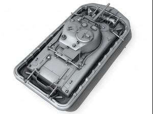 m4a1 sherman duplex drive 3D 模型