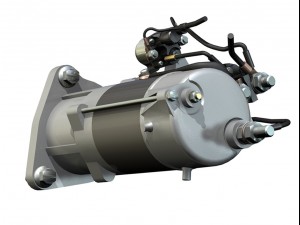 starter motor 02 Model 3D