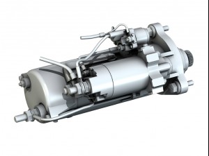 starter motor 02 Model 3D