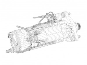starter motor 02 Model 3D
