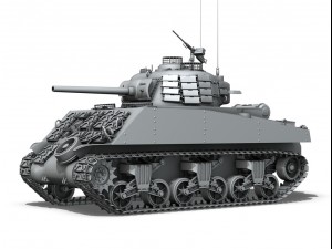 m4a3 sherman - pacific theatre 3D 모델