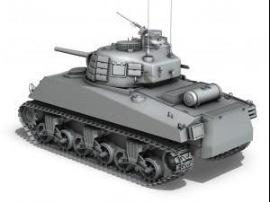 m4a3 sherman - pacific theatre 3D 모델