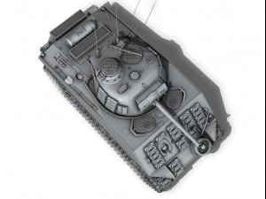 m4a3 sherman - pacific theatre 3D 모델