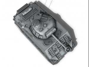 m4a3 sherman - pacific theatre 3D Model
