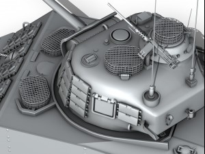 m4a3 sherman - pacific theatre 3D 모델