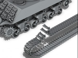 m4a3 sherman - pacific theatre 3D 모델
