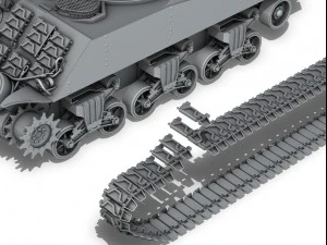 m4a3 sherman - pacific theatre 3D Model