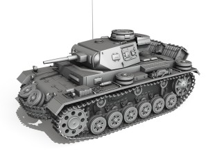 panzer iii pzkpfw iii ausfg 3D Model