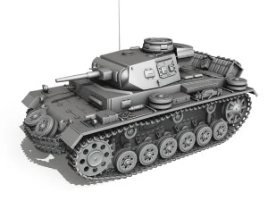 panzer iii pzkpfw iii ausfg 3D Model