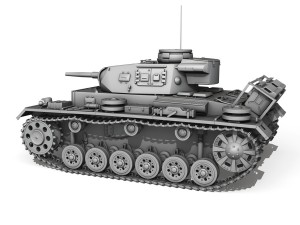 panzer iii pzkpfw iii ausfg 3D Model