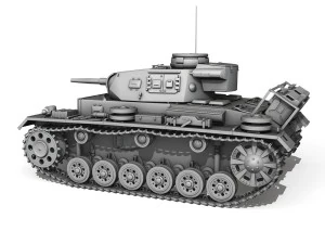 panzer iii pzkpfw iii ausfg 3D Model