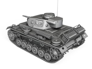 panzer iii pzkpfw iii ausfg 3D Model