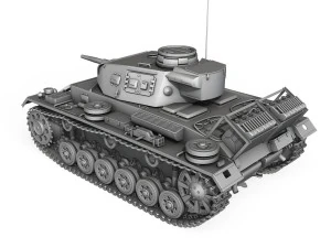 panzer iii pzkpfw iii ausfg 3D Model